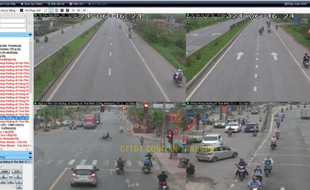 Thái Bình đã thêm 4 điểm phạt nguội thông qua hệ thống camera giám sát giao thông trên toàn tỉnh
