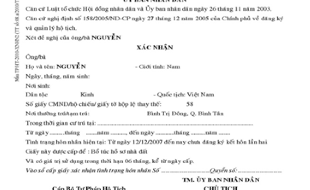 Không cần giấy xác nhận tình trạng hôn nhân khi làm thủ tục đăng ký kết hôn