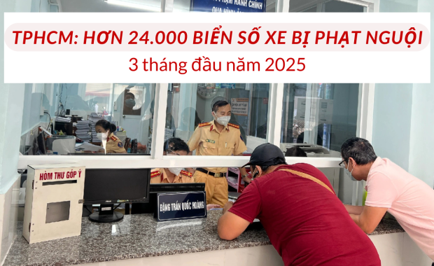 TP. Hồ Chí Minh: Hơn 24.000 biển số xe bị phạt nguội chỉ trong 3 tháng đầu năm 2025